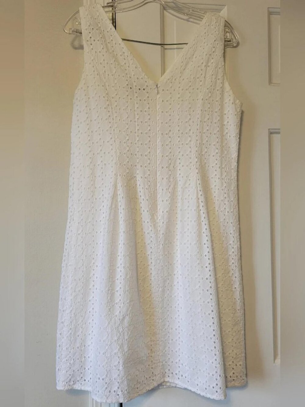 Factory White Eyelet Dress